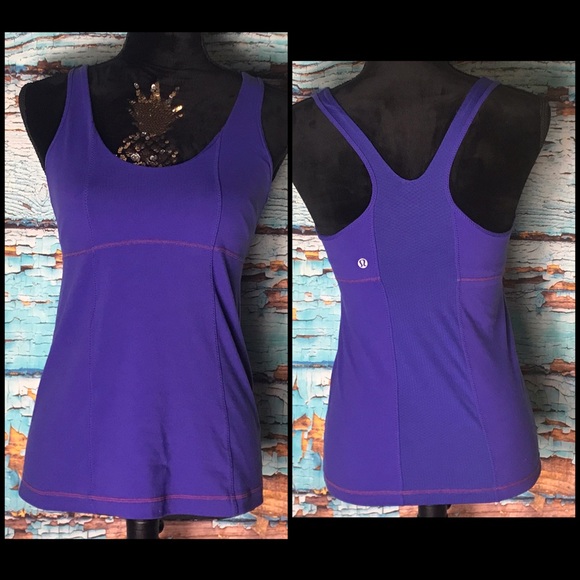 lululemon athletica Tops - Lululemon Purple Racerback Tank Top